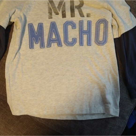 Mr Macho Gray Shirt 3T - Picture 6 of 6